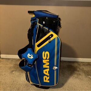 NFL Rams Blue and Yellow Golf Bag
